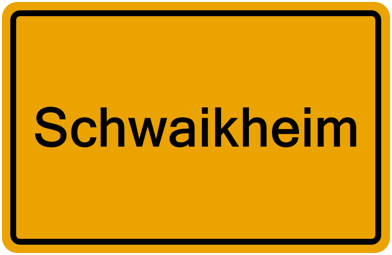 Handelsregisterauszug Schwaikheim