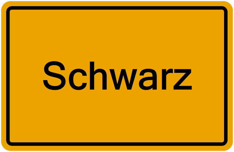 Handelsregisterauszug Schwarz