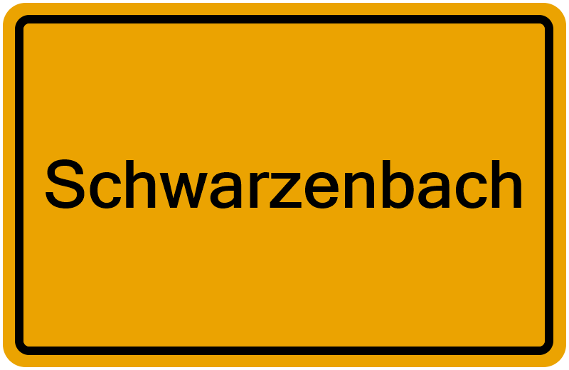 Handelsregisterauszug Schwarzenbach
