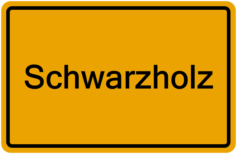 Handelsregisterauszug Schwarzholz