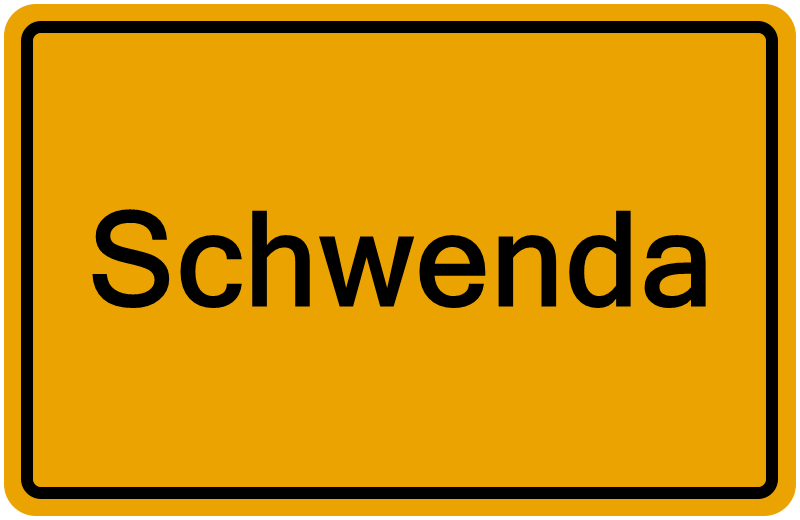 Handelsregisterauszug Schwenda