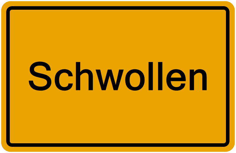 Handelsregisterauszug Schwollen