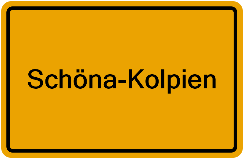 Handelsregisterauszug Schöna-Kolpien