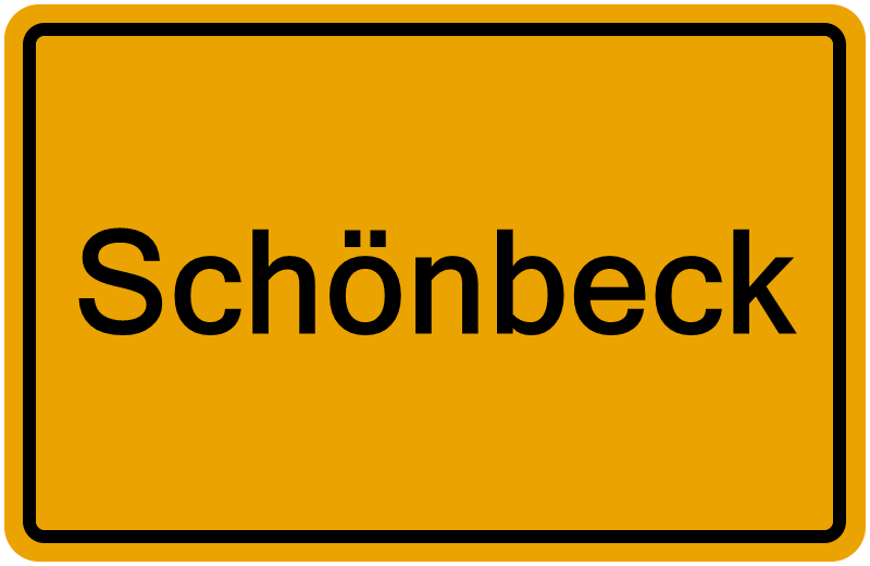 Handelsregisterauszug Schönbeck