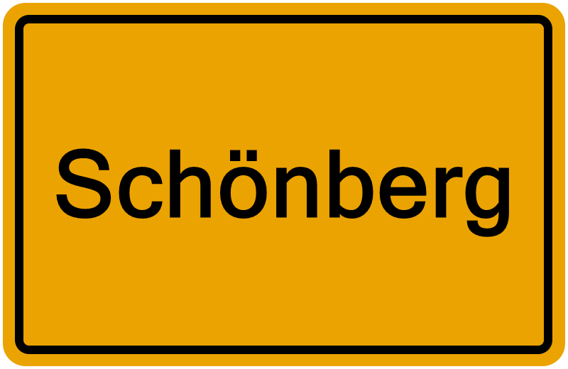 Handelsregisterauszug Schönberg