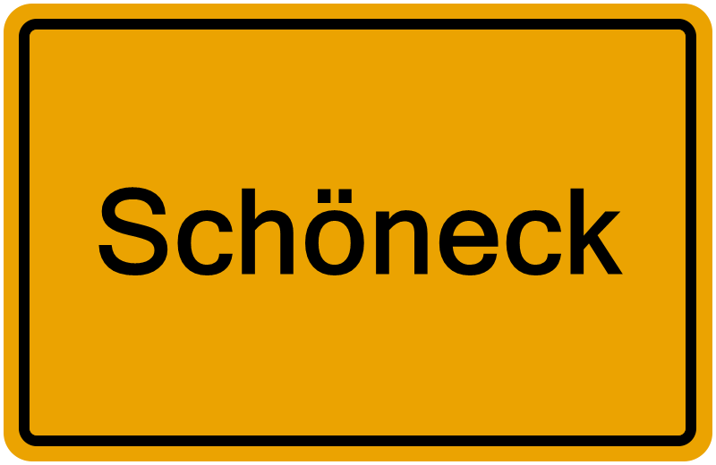 Handelsregisterauszug Schöneck