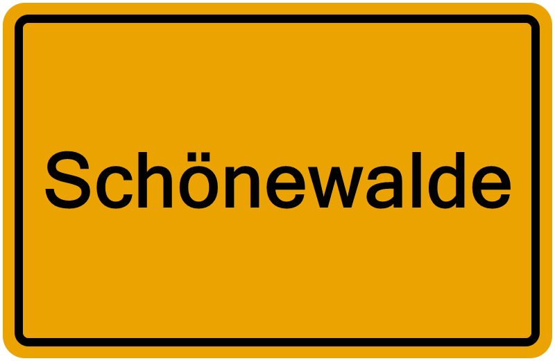 Handelsregisterauszug Schönewalde
