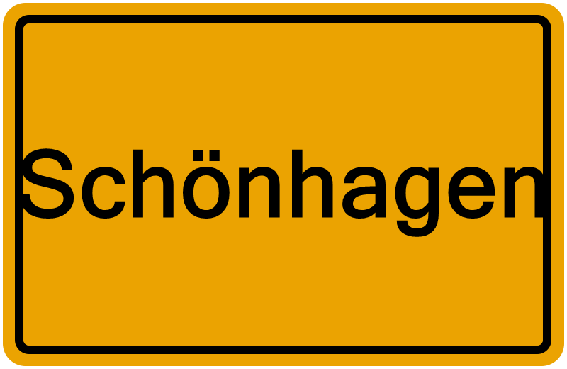 Handelsregisterauszug Schönhagen