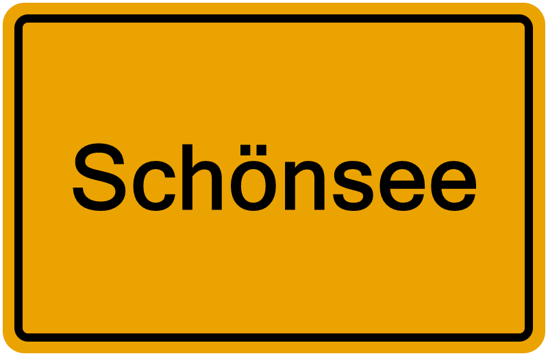 Handelsregisterauszug Schönsee