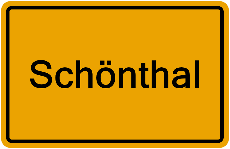 Handelsregisterauszug Schönthal