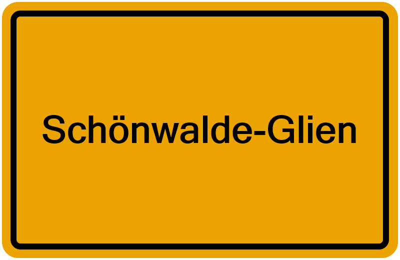 Handelsregisterauszug Schönwalde-Glien