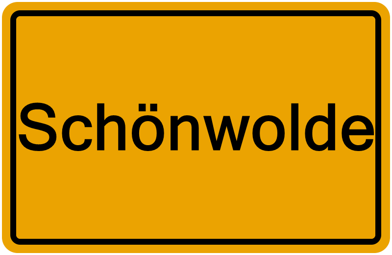 Handelsregisterauszug Schönwolde