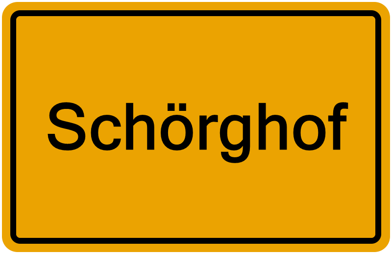 Handelsregisterauszug Schörghof