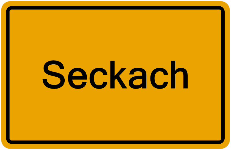 Handelsregisterauszug Seckach