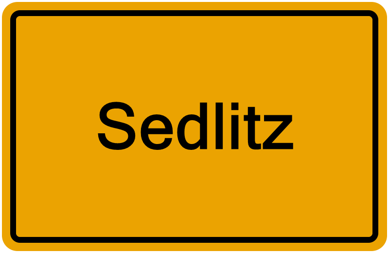 Handelsregisterauszug Sedlitz