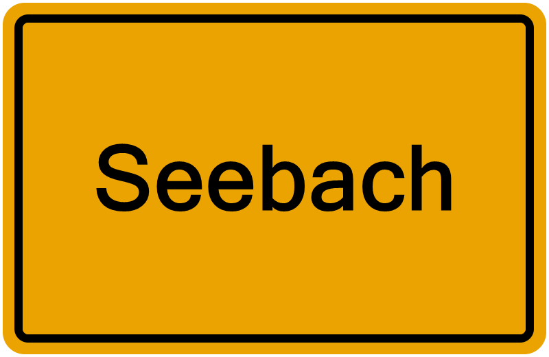 Handelsregisterauszug Seebach