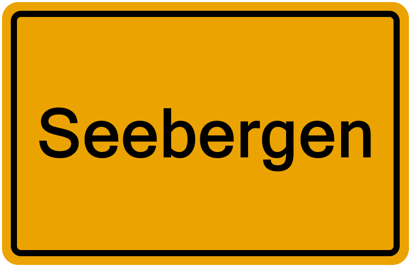 Handelsregisterauszug Seebergen