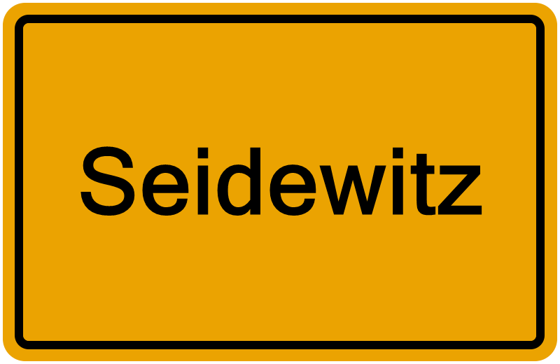 Handelsregisterauszug Seidewitz