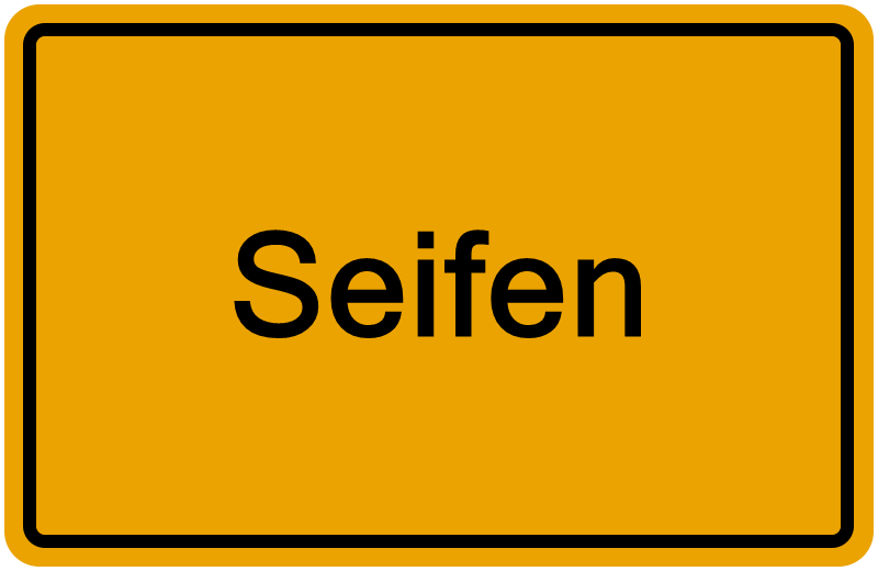 Handelsregisterauszug Seifen