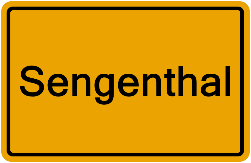 Handelsregisterauszug Sengenthal