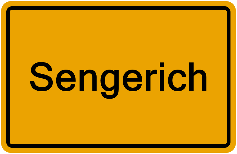Handelsregisterauszug Sengerich