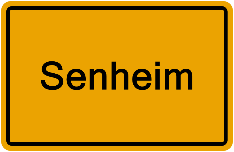 Handelsregisterauszug Senheim