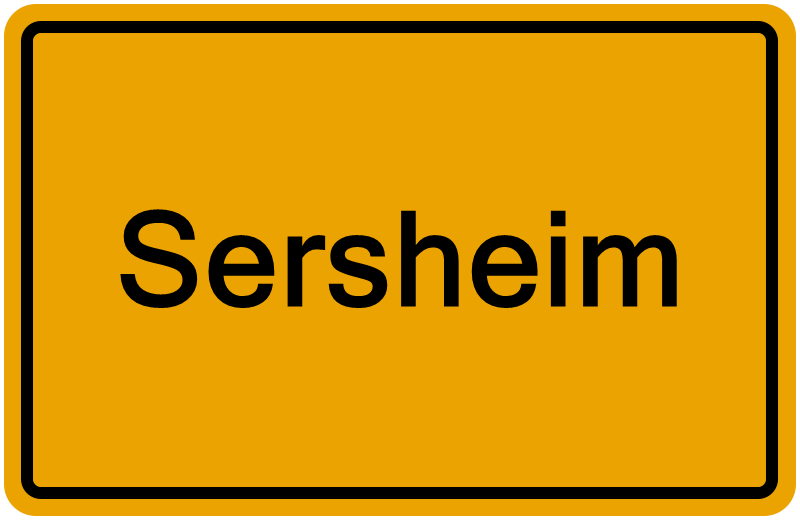 Handelsregisterauszug Sersheim