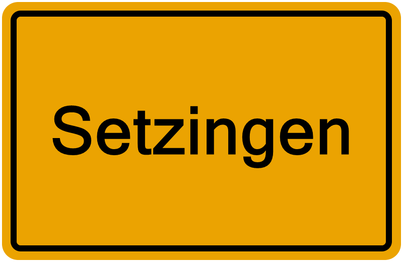 Handelsregisterauszug Setzingen