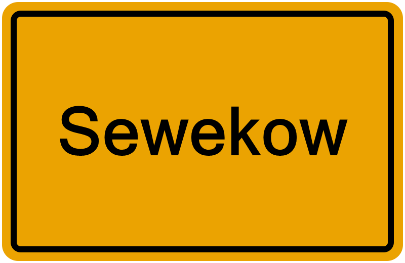 Handelsregisterauszug Sewekow