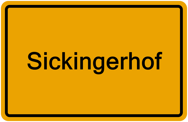 Handelsregisterauszug Sickingerhof