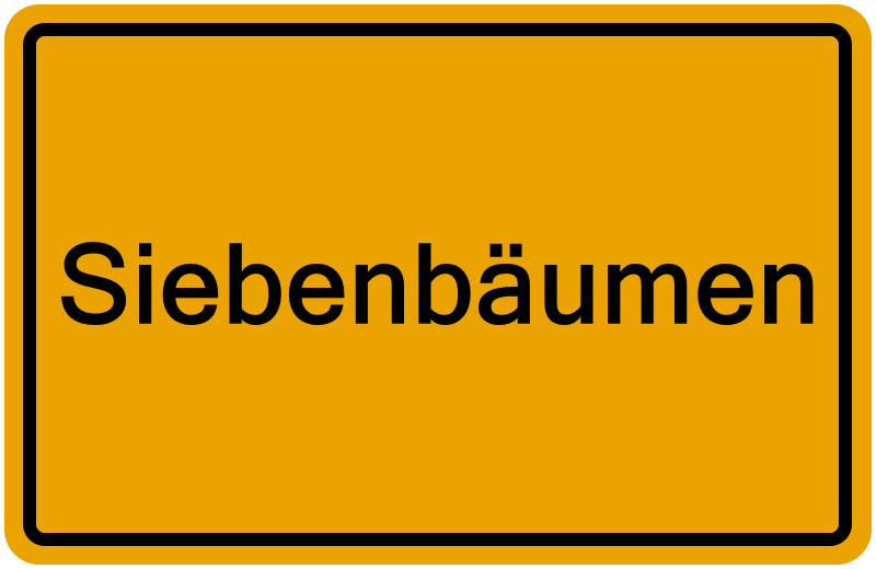 Handelsregisterauszug Siebenbäumen