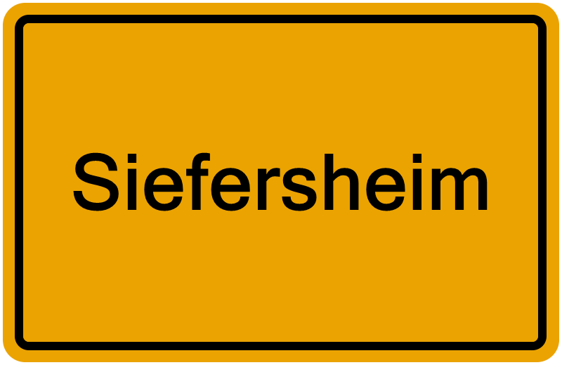 Handelsregisterauszug Siefersheim