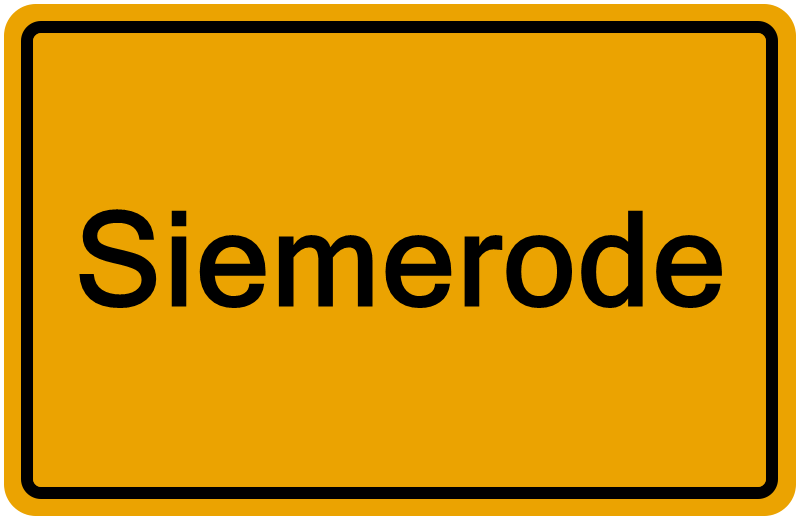 Handelsregisterauszug Siemerode