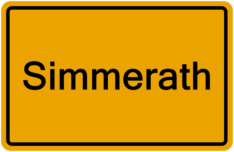 Handelsregisterauszug Simmerath