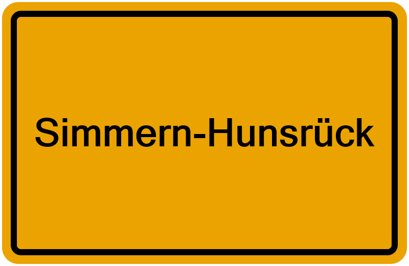 Handelsregisterauszug Simmern-Hunsrück