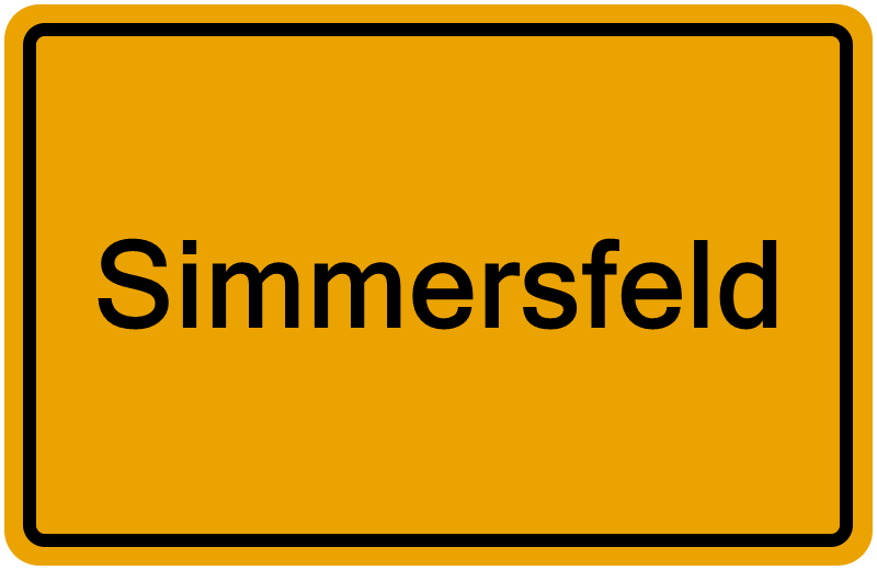 Handelsregisterauszug Simmersfeld