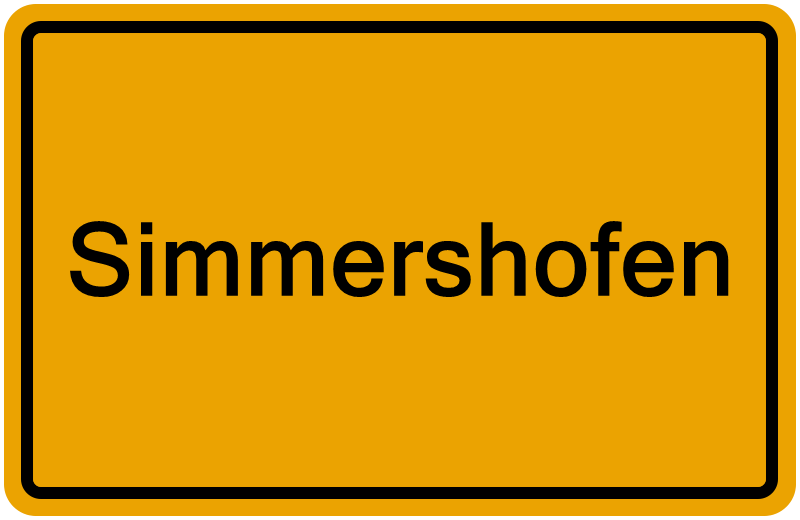 Handelsregisterauszug Simmershofen
