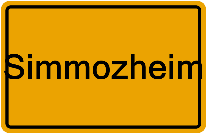 Handelsregisterauszug Simmozheim
