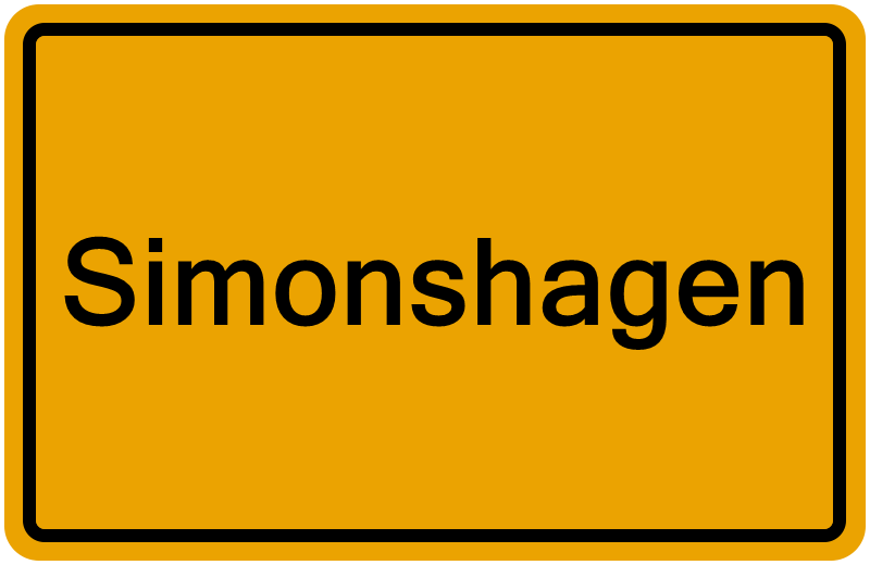 Handelsregisterauszug Simonshagen