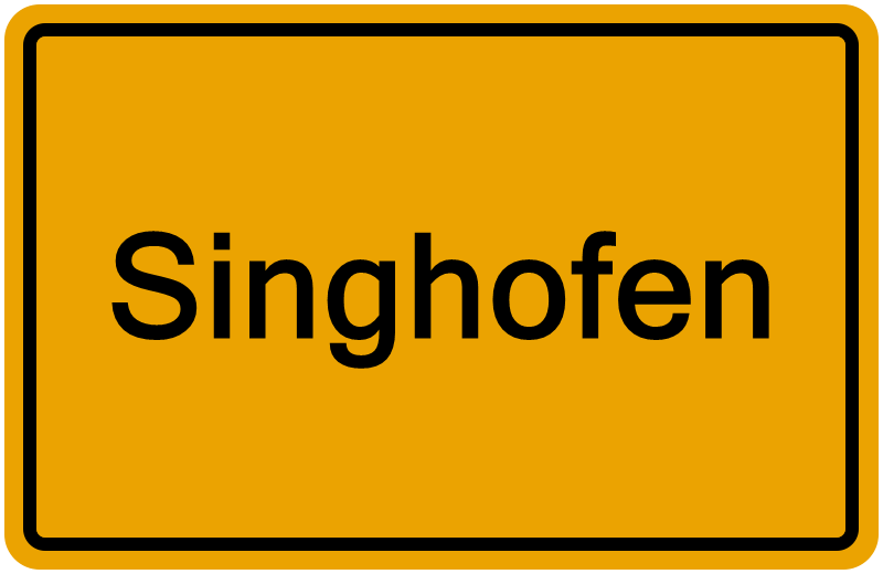 Handelsregisterauszug Singhofen