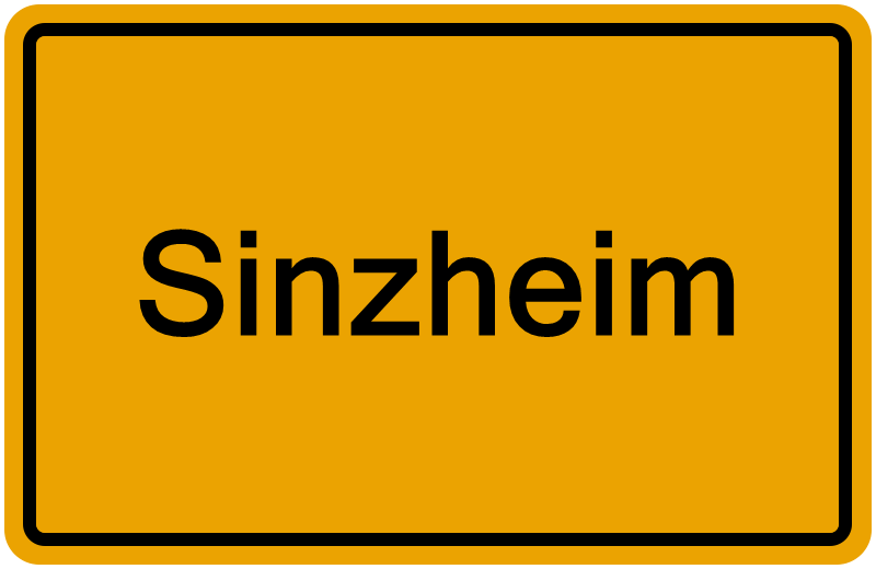 Handelsregisterauszug Sinzheim