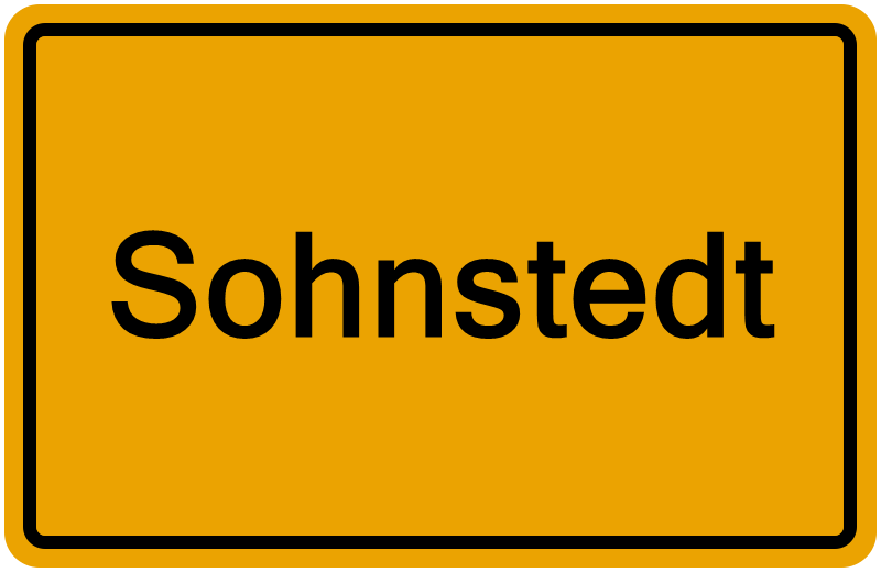 Handelsregisterauszug Sohnstedt