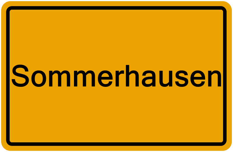 Handelsregisterauszug Sommerhausen