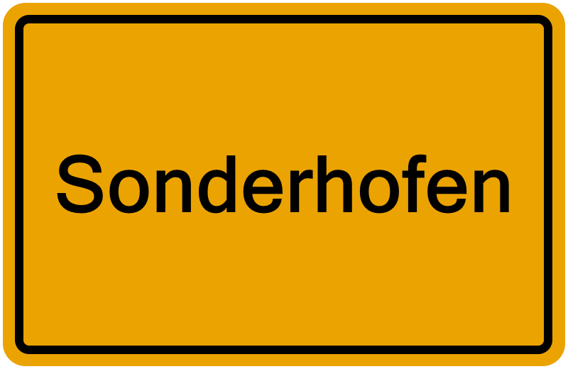 Handelsregisterauszug Sonderhofen