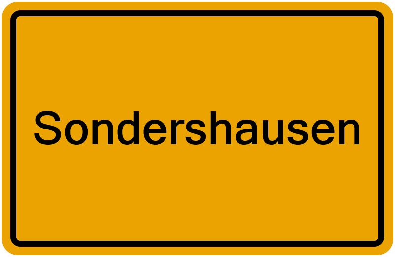 Handelsregisterauszug Sondershausen