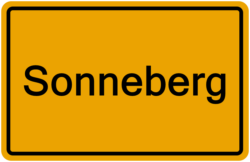 Handelsregisterauszug Sonneberg