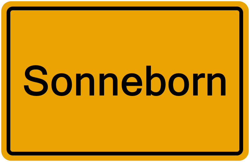 Handelsregisterauszug Sonneborn