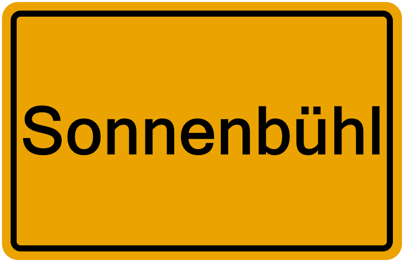 Handelsregisterauszug Sonnenbühl