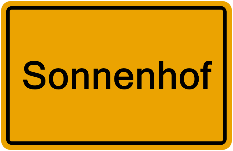 Handelsregisterauszug Sonnenhof