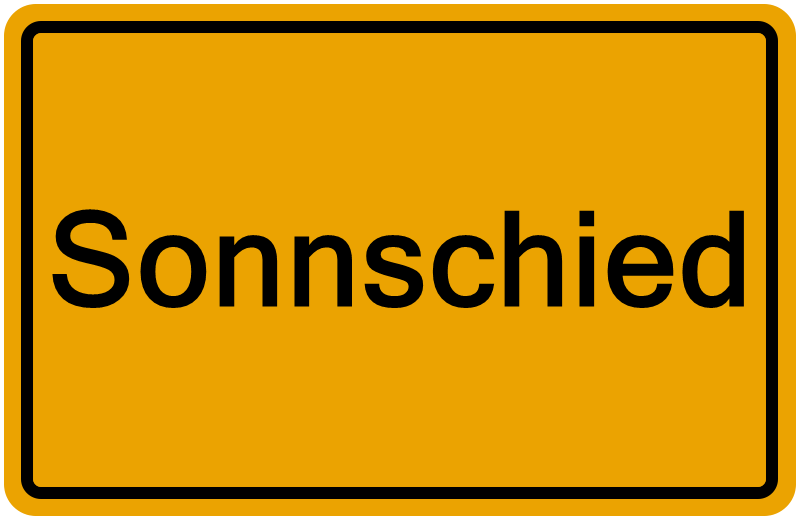 Handelsregisterauszug Sonnschied